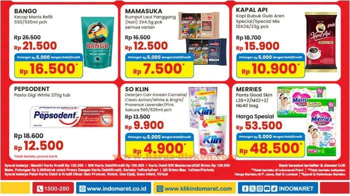 Katalog Promo JSM Indomaret 6, 7, 8 September 2024 Minyak Goreng 2L Rp 29.000, Soklin Cair Rp 4.900