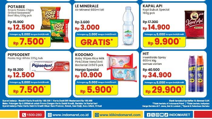 Katalog Promo JSM Indomaret Hari Ini Jumat 12 Juli 2024: Minyak Goreng 2L Rp29.500, Soklin Rp9.500