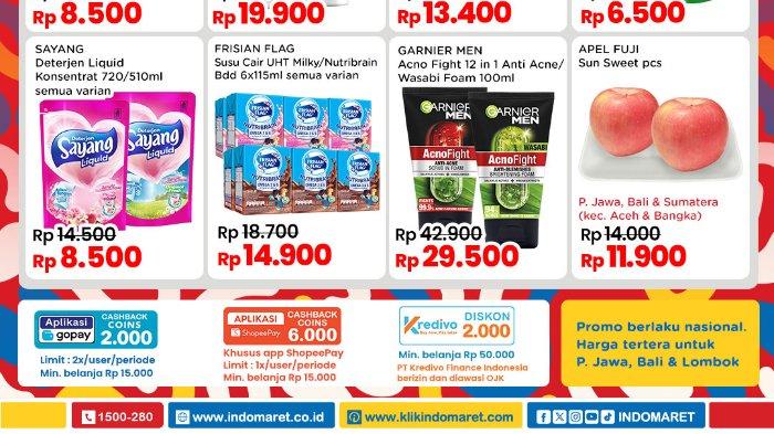 Katalog Promo JSM Indomaret Jumat 18 Oktober 2024 Deterjen Sayang Rp8.500, Mie Sedaap 5pcs Rp13.400