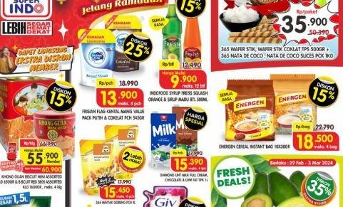 Katalog Promo JSM Superindo Jumat 1 Maret 2024: Minyak Goreng 1L Rp 15.450, Sirup Freiss Rp9.900