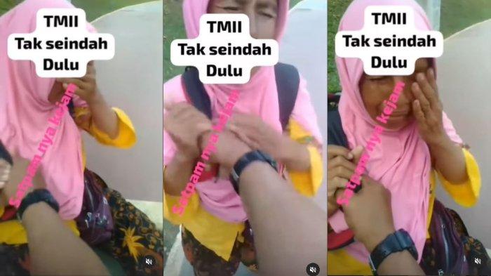 KEJAM Satpam TMII Bentak Ibu Pedagang sampai Nangis Ketakutan, Tarik Tas Sampai Jatuh Terduduk