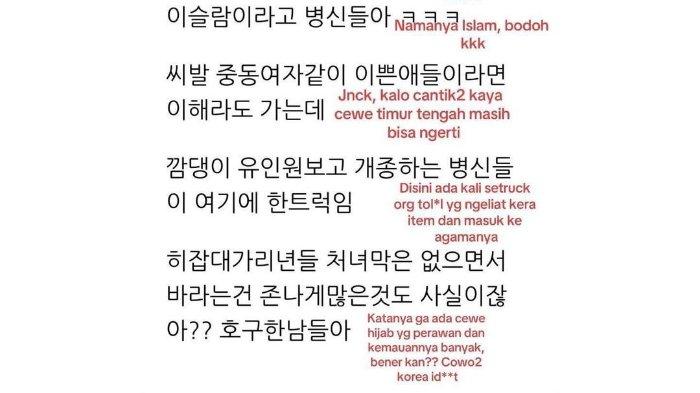 Kumpulan Hinaan Orang Korea ke Indonesia, Sebut Pribumi Monyet, Tolol, Item, Sampai Menghina Islam