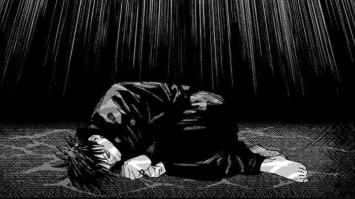 Megumi Fushiguro menyerah pada Sukuna. LINK Jujutsu Kaisen Chapter 238 Sub Indo: Teknik Higuruma Bisa Selamatkan Megumi dari Sukuna