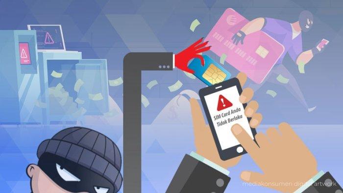 Ilustrasi kejahatan melalui mobile banking