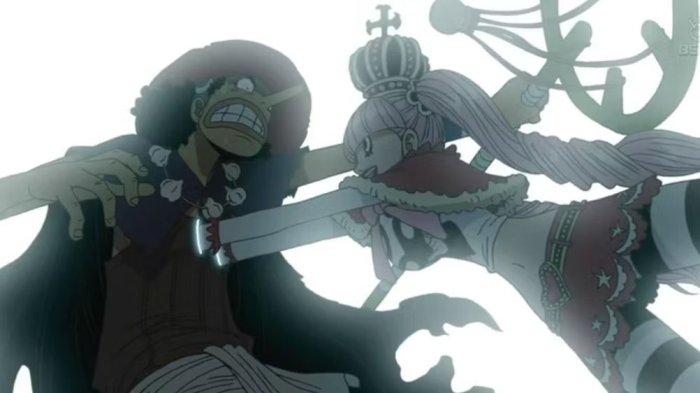 Momen Perona menggunakan Horo Horo no Mi di One Piece