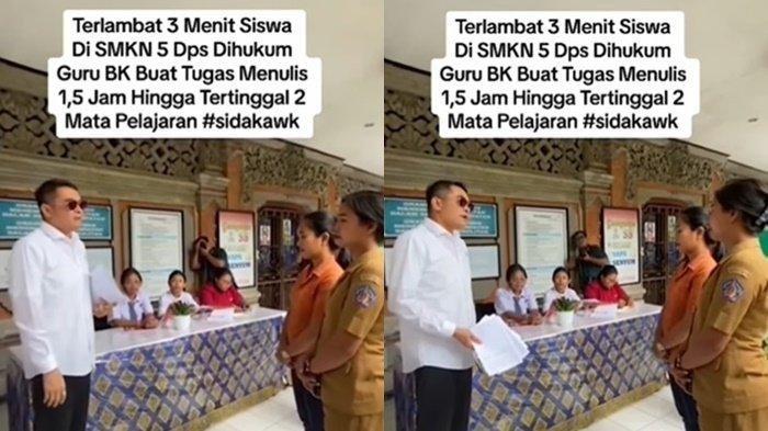 Nasib Guru SMK Denpasar usai Dilabrak Anggota DPD RI karena Hukum 1,5 Jam Siswa yang Telat 3 Menit
