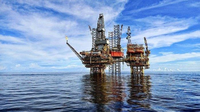 Ilustrasi anjungan lepas pantai