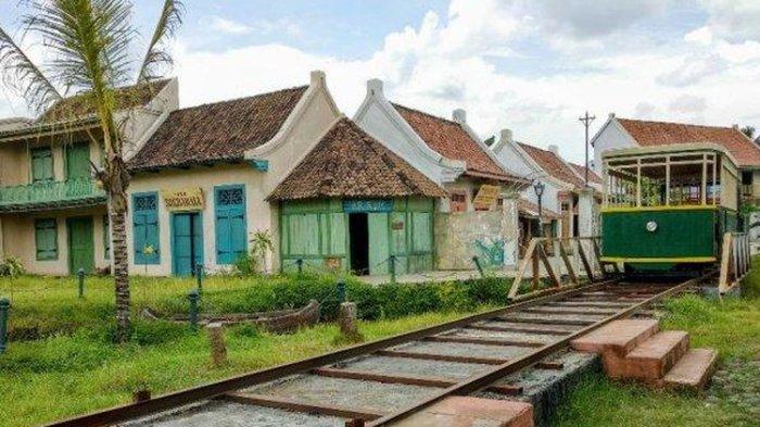 Nuansa bangunan jaman dulu di Gamplong Studio Alam.