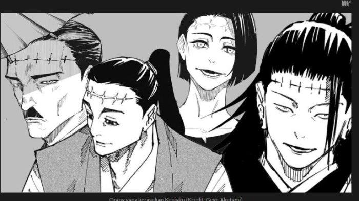 Orang yang kerasukan Kenjaku (Kredit: Gege Akutami)