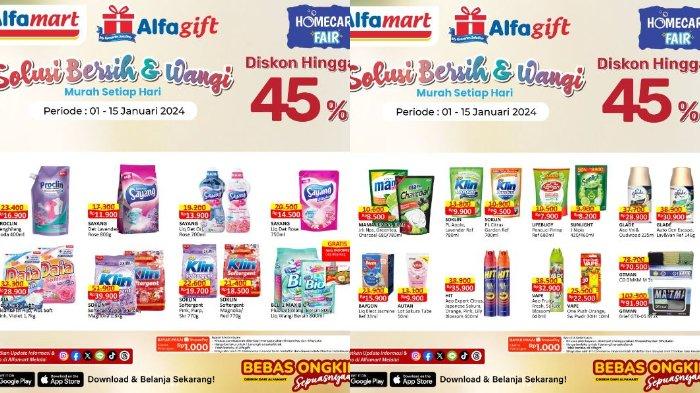 PROMO Alfamart hingga 15 Januari 2024: Sabun GIV RP 13.900, Sabun Cuci Ekonomi Rp 7.500