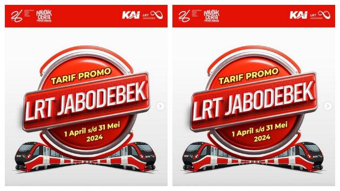 Tarif promo LRT Jabodebek diperpanjang hingga 31 Mei 2024.