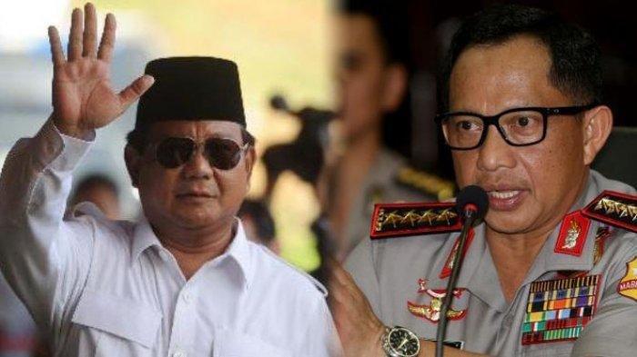 Prabowo Subianto dan Tito Karnavian. Profil Tito Karnavian, Menteri Jokowi yang Masuk ke Kabinet Prabowo dan Adhi Makayasa Akpol 1987