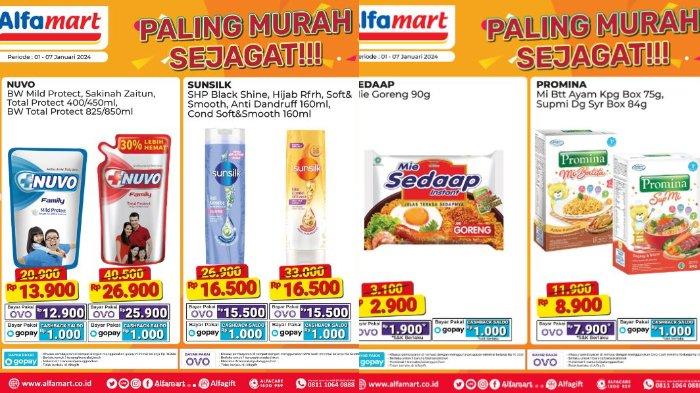 Katalog Promo Alfamart 3-7 Januari 2024: Deterjen Daia Rp16.500, Popok Baby Happy Rp 48.500
