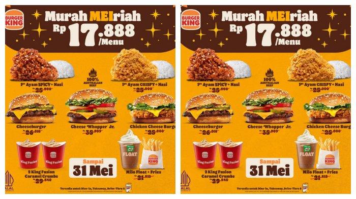 Promo Burger King bulan Mei 2024.