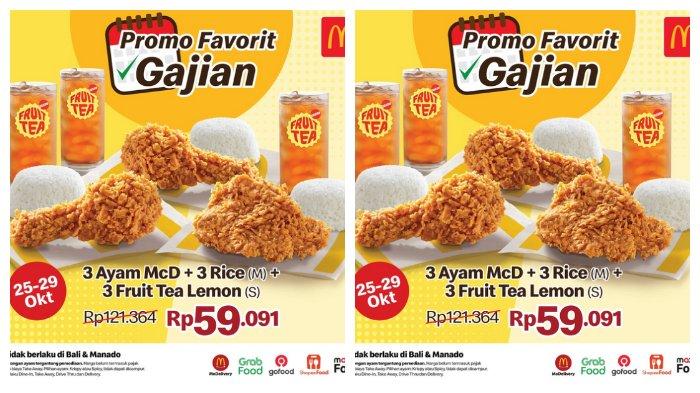 Promo gajian McDonalds di akhir bulan Oktober 2024.