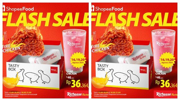 Promo terbaru Richeese Factory