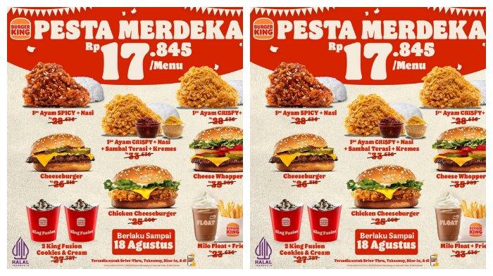 Promo Burger King bulan Agustus 2024