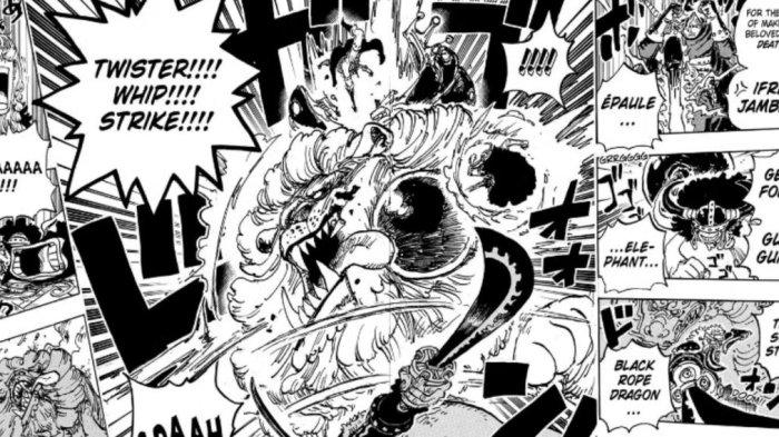 Ringkasan One Piece Chapter 1127: Kekuatan Trio Monster Makin Menyala di Pulau Raksasa Elbaf