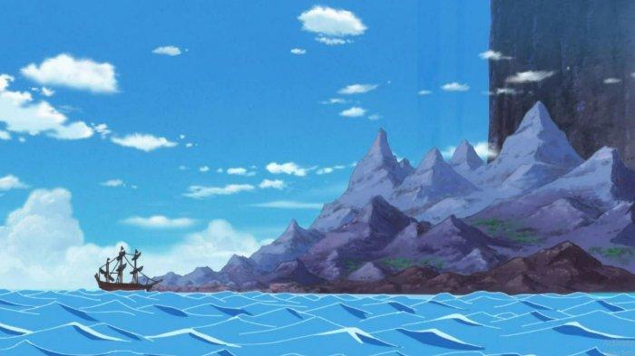 Ringkasan One Piece Chapter 1128: Bukan Elbaf ! Luffy & Kru Topi Jerami Masuk ke Kuil Dewa Matahari