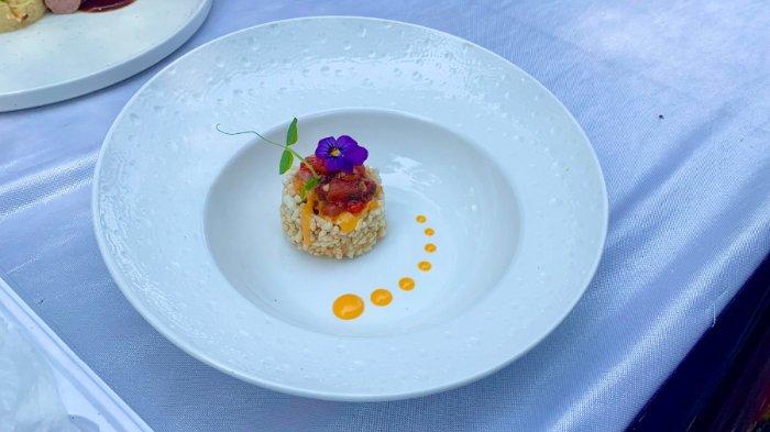 Sticky Rice Crispy Bubble Canape by Chef Hendro