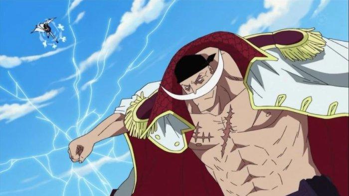 Shirohige menggunakan Buah Tremor-Tremor di One Piece.