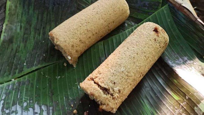 Songkol atau makanan Tradisional Manggarai Barat di suguhkan kepada wisatawan Mancanegara dan Nusantara. saat ini warga Manggarai Barat mempromosikan makanan lokal tersebut kepada pengunjung di Pariwisata Super Premium Manggarai Barat, Kamis, (22/10/2020). (HANDOUT/BOE BERKELANA)