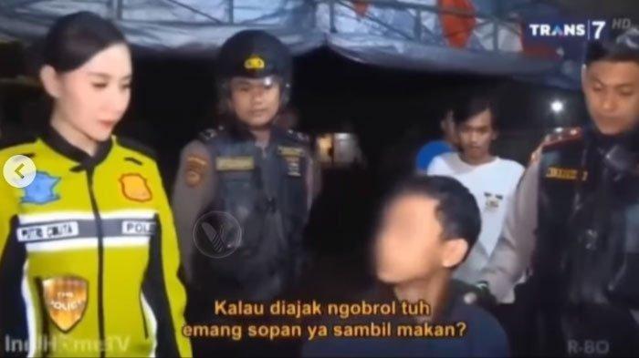 Sosok Putri Cikita, Polwan Viral Katai Orang Makan Tidak Sopan saat Sedang diajak Ngobrol Polisi