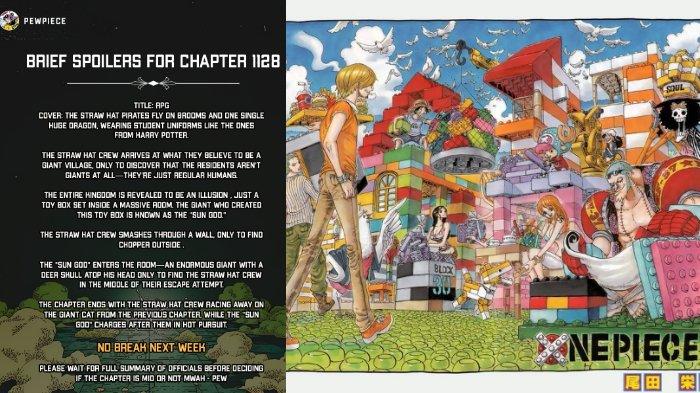 Spoiler One Piece 1128: Kru Topi Jerami Cosplay jadi Harry Potter, Naik Sapu Terbang hingga Naga