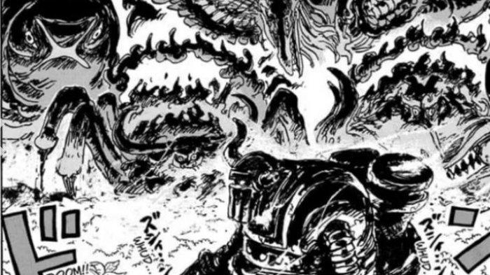 Spoiler One Piece Chapter 1119: Combo Luffy dan Bonney Pakai Mode Gear 5 Lawan Para Gorosei. Raksasa Besi Ingin Bersimpangan Dengan Nika