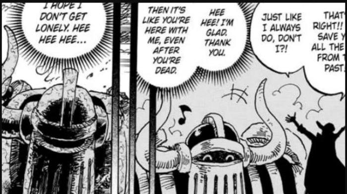 Spoiler One Piece Chapter 1122: Ikatan Haki Antara Joy Boy dan Emeth Sang Raksasa Besi Terungkap