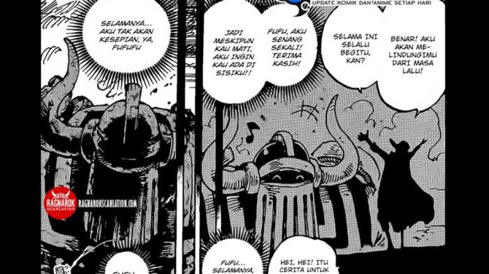 Cuplikan Emeth dan Joy Boy dalam One Piece chapter 1122. Spoiler One Piece Chapter 1123: Isyarat Joy Boy Adalah Anggota Klan D Sama Seperti Dragon dan Luffy