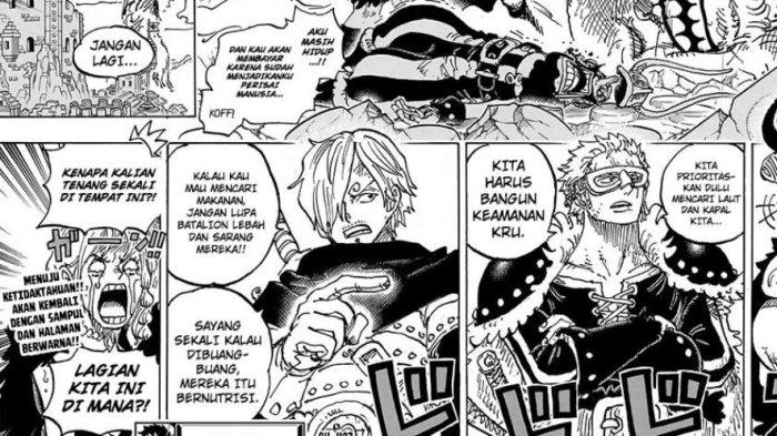 Spoiler One Piece Chapter 1128: Nami, usopp, dan Trio Monster Ketemu, Chopper Hilang Dalam Peredaran