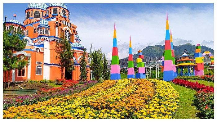 Suasana Taman Bunga Celosia