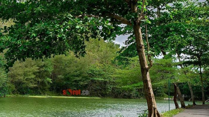 Suasana di Waduk Beton Ponjong Gunung Kidul