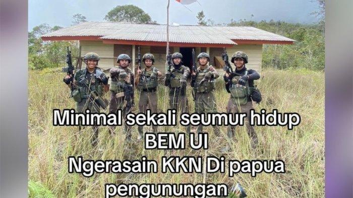 TNI Tantang BEM UI untuk KKN ke Papua Pegunungan Buntut Dikritik Lakukan Pelanggaran HAM pada Warga