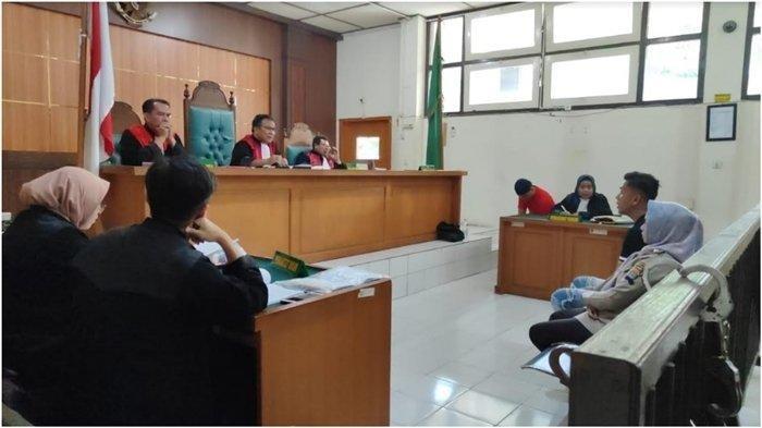 Kasus oknum polisi tipu polisi dengan modus urus mutasi jabatan Kapolsek disidangkan di Pengadilan Negeri Kelas I Palembang, Selasa (5/12/2023).