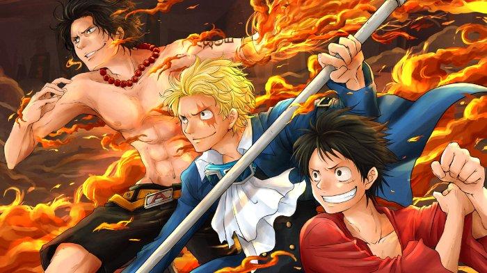 Portgass D Ace, Sabo, dan Monkey D Luffy dalam One Piece