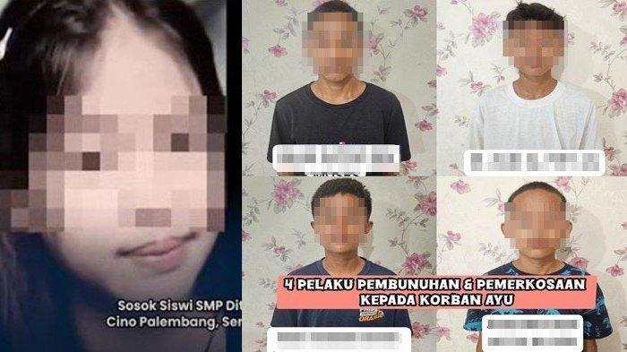 Tampang 4 Bocah Pembunuh dan Pemerkosa Siswi SMP Sampai Tewas, Tega Seret Jasad ke Kuburan China