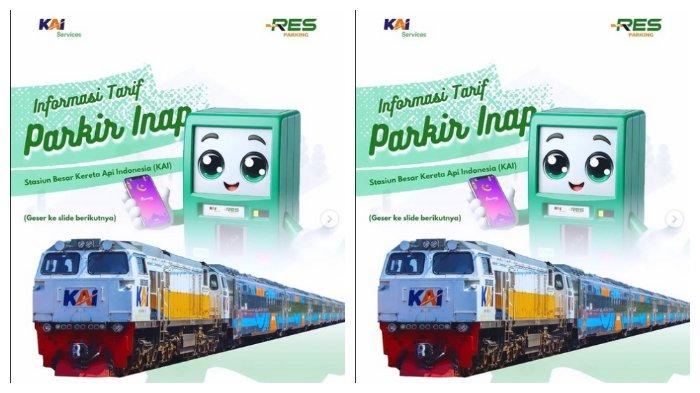 Simak besaran tarif parkir sepeda motor dan mobil di sejumlah stasiun kereta api.