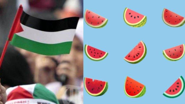 Emoji semangka viral sebagai bentuk dukungan dari warganet untuk Palestina.