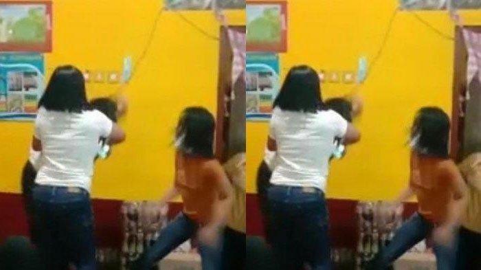 VIRAL Pelakor vs Pelakor di Lampung, Baku Hantam Rebutan Suami Orang saat di Kafe Karena Cemburu