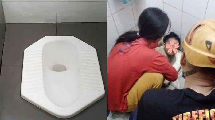 VIRAL Tangan Balita Nyangkut di Lubang WC, 2 Jam Baru Bisa Dikeluarkan. Orang tua di Cimahi minta bantuan Petugas Damkar untuk melepaskan tangan anaknya yang tersangkut di dalam toilet, Kamis (30/11/2023).