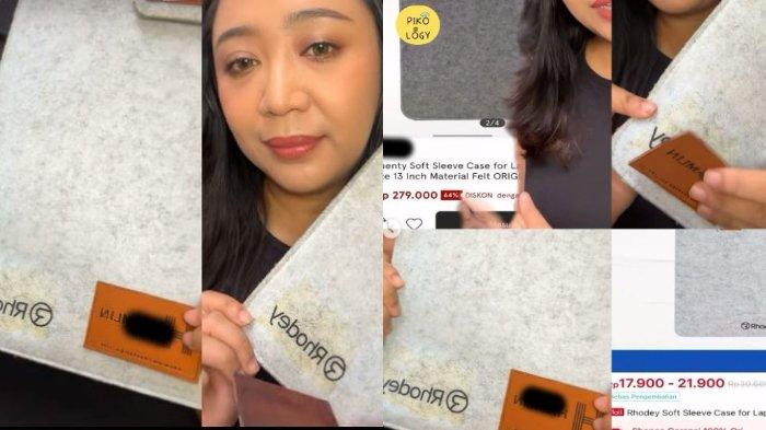 Viral Beauty Vlogger Beli Softcase Laptop Merk Terkenal Harga Rp300 Ribuan, Harga Aslinya Bikin SyokKolase