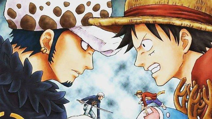 Trafalgar D Law dan Monkey D Luffy di One Piece