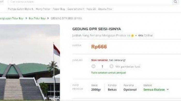Gedung DPR Dijual Online? Sensasi, Satire, dan Realita Pasar Properti Indonesia