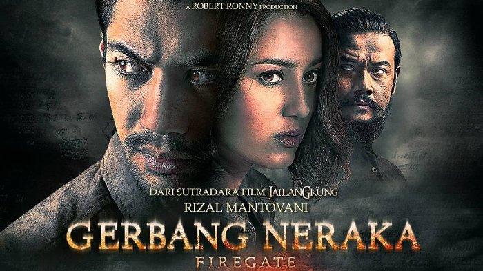 Film Gerbang Neraka poster with mysterious atmosphere