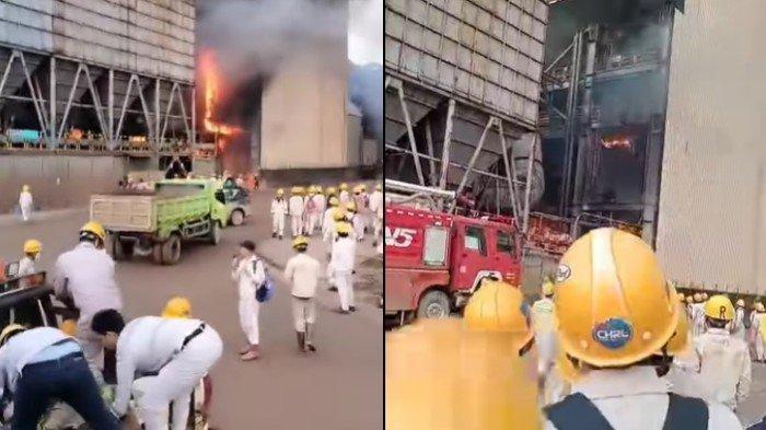 Sedikitnya 51 pekerja PT Indonesia Tsingshan Stainless Steel (ITSS) mengalami luka usai terdampak ledakan tungku Smelter, Minggu (24/12/2023). Peristiwa itu terjadi di Kecamatan Bahodopi, Kabupaten Morowali, Sulawesi Tengah.