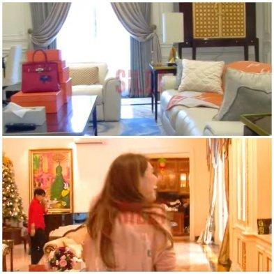 Ruang tamu dan santai di rumah Helena Lim. (YouTube/RCTI - INFOTAINMENT)