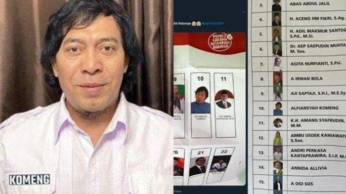 Terungkap visi misi komedian Alfiansyah Bustami Komeng alias Komeng, jika terpilih jadi anggota Dewan Perwakilan Daerah (DPD) RI dapil Jawa Barat.