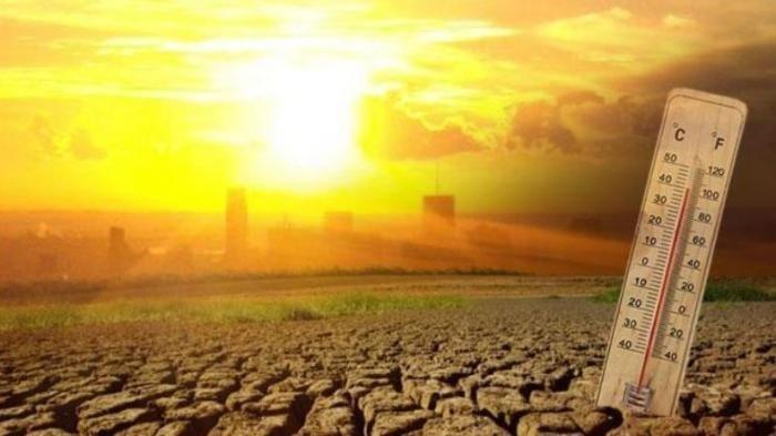 Ilustrasi cuaca panas